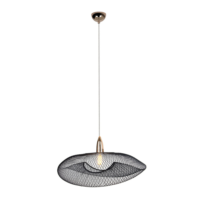 Suspension luminaire design BREEZY Ø66 E27 - noir