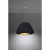 Suspension luminaire design BELLA 60cm 3xE27 - noir