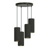 Suspension luminaire design BENTE 4 BL PREMIUM NOIR Ø35 4xE27 - noir