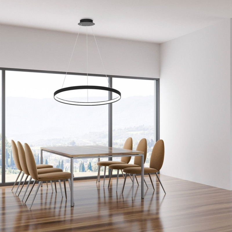 Lampe Design suspendue CIRCLE 110 LED 70W 3000K - noir