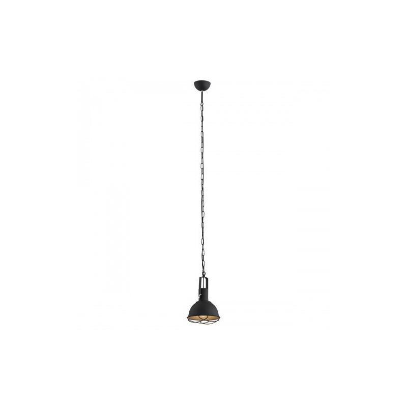 Luminaire Industriel Suspension CALVADOS E27 - noir