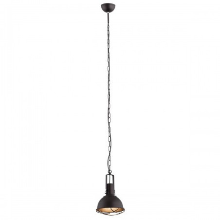 Lampe Suspendue industrielle CALVADOS E27 - marron