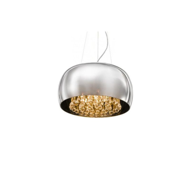 Lampe suspendue BURN 2 G9 6x40W chromé Cristal