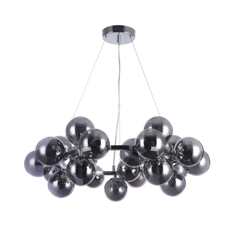 Suspension design CABELLA 25xG9 - chrome / fumée