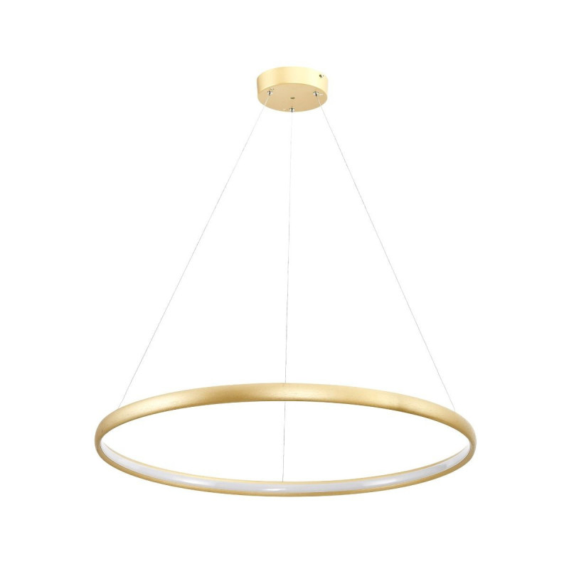 Luminaire Design suspendue CARLO Ø80cm LED 26W 4000K - or