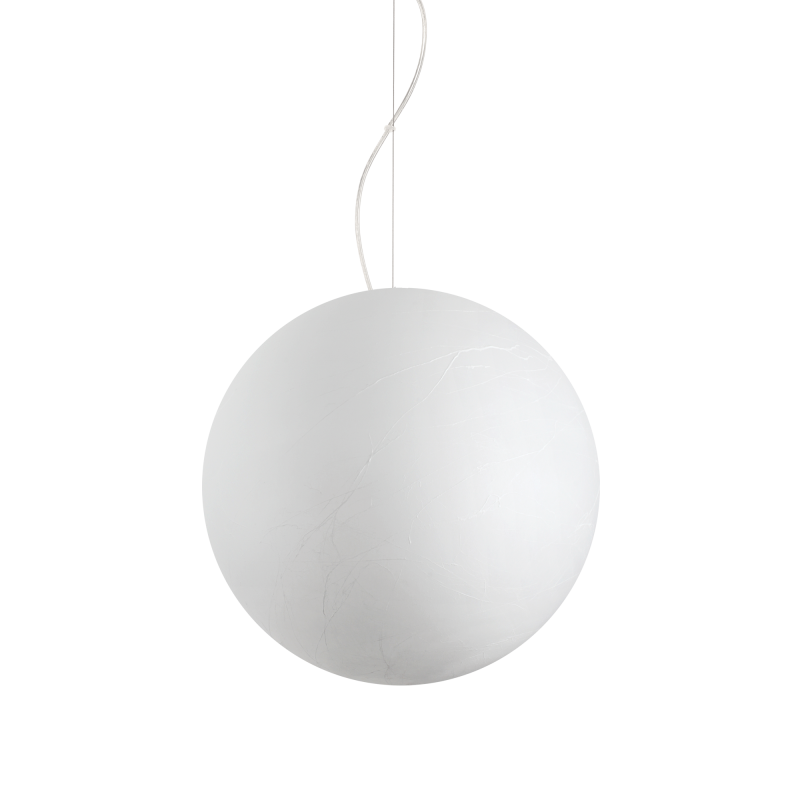 Suspension luminaire CARTA SP1 Ø50 E27 - blanc