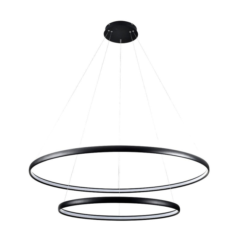 Lampe Design suspendue CARLO Ø120cm LED 65W 4000K - noir