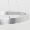Lampe Design suspendue CARLO LED 40W 4000K - argent