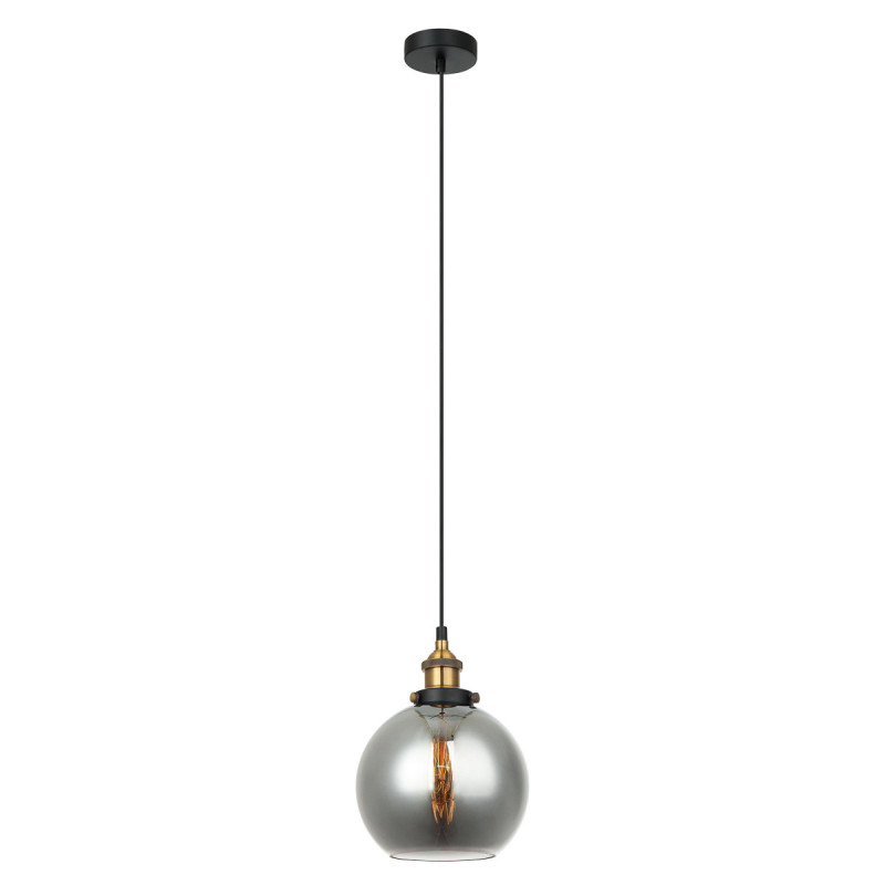 Suspension luminaire design CARDENA 1 E27 - noir / or