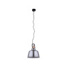 Lampe Suspendue industrielle AMALFI L E27 - argent