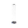 Lampe Suspendue design AMBER MILANO 5 5xG9 - chrome