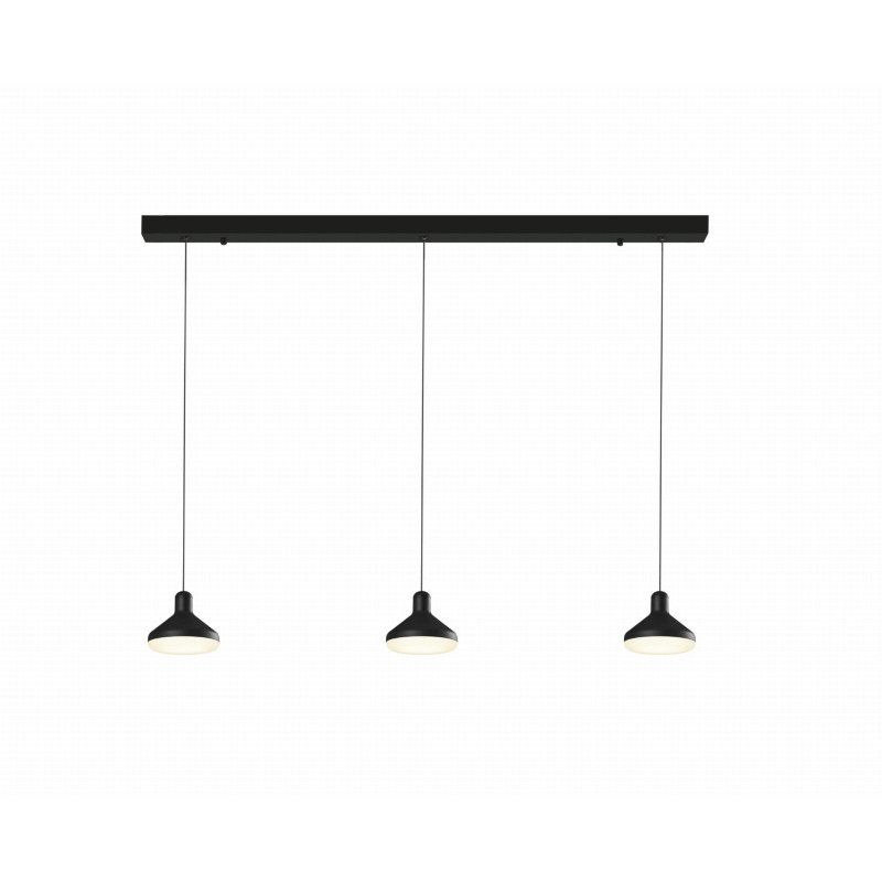 Luminaire Design suspendue ANTARES II LED 24W 3000K - noir / blanc