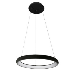 Lampe Design suspendue ALESSIA LED 40W 4000K - noir / blanc