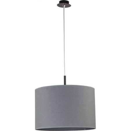 Lampe en suspension abat jour Design ALICE L E27 - gris