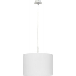 Lampe en suspension abat jour Design ALICE M E27 - blanc