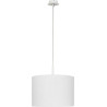 Lampe en suspension abat jour Design ALICE M E27 - blanc
