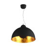 Suspension industrielle Design ANTENNE E27 - noir / or