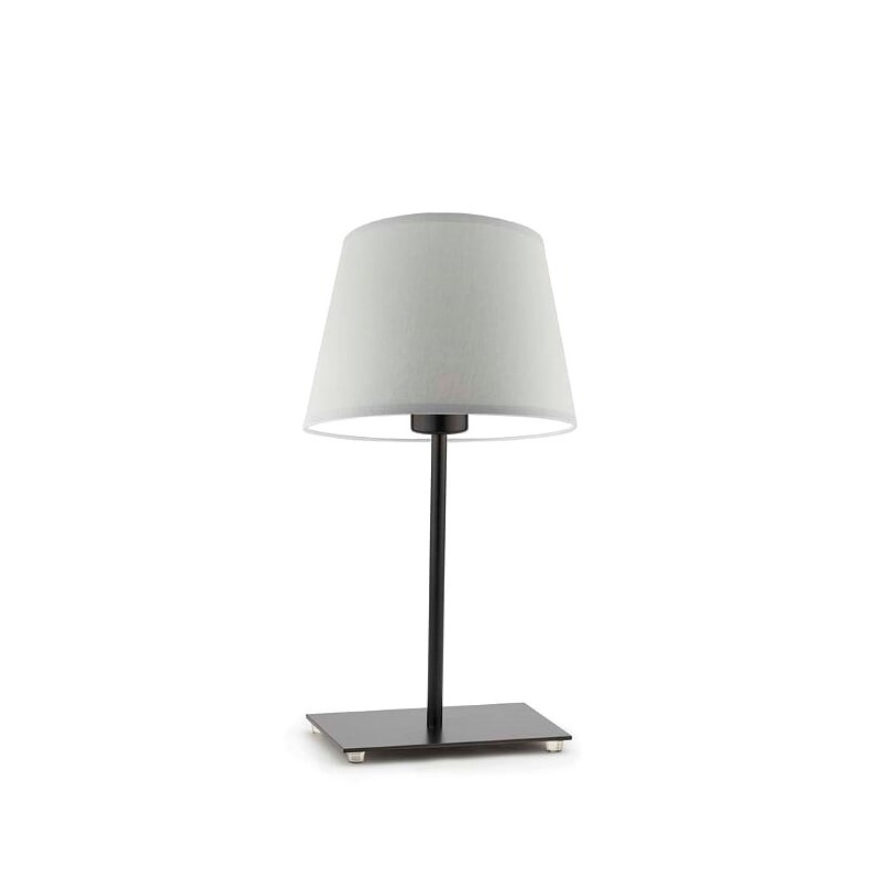 Lampe à poser GENOA E27 - noir / gris 