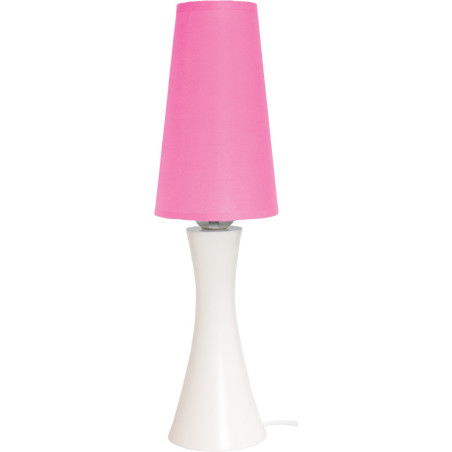 Lampe à poser DIANA2 E27 - blanc / rose 