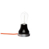 Lampe à poser LUCIMA E27 - céramique noire / alu 