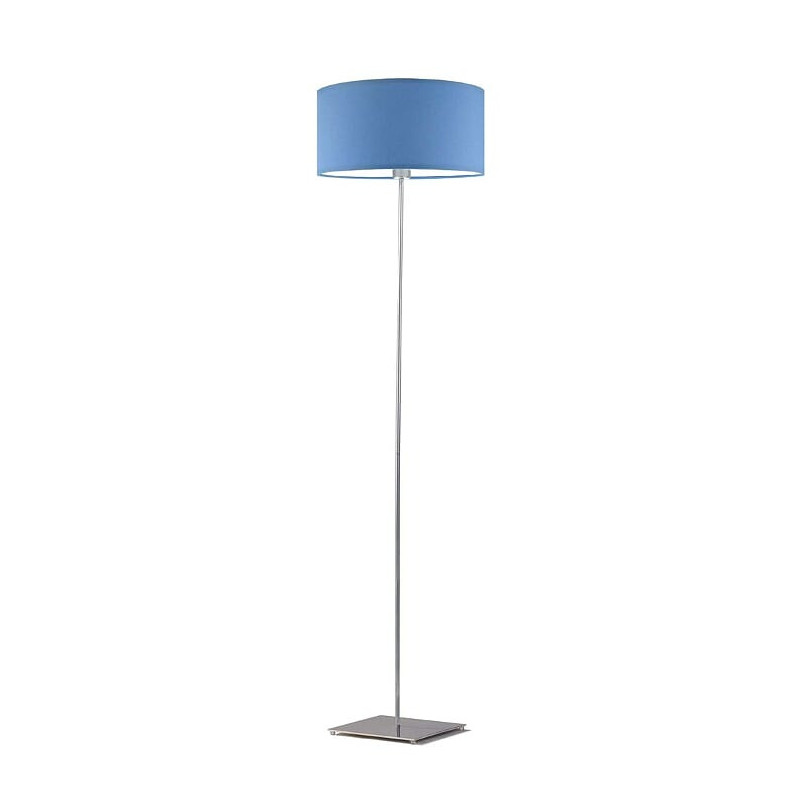 Lampadaire SOFIA E27 - chrome / bleu 