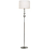 Lampadaire REA E27 chrome / blanc 