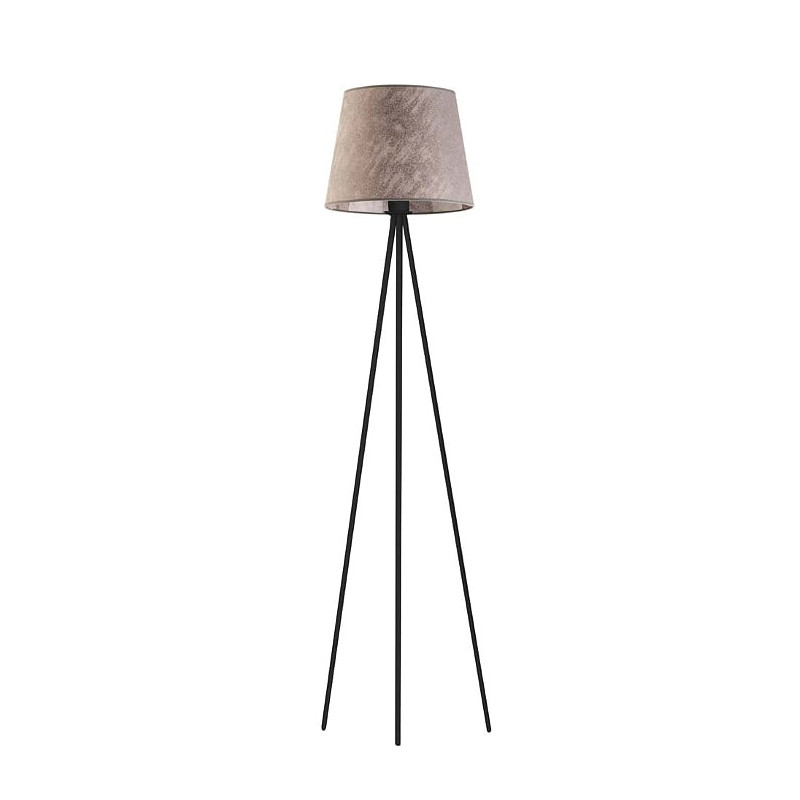 Lampadaire RENO E27 - noir / béton 