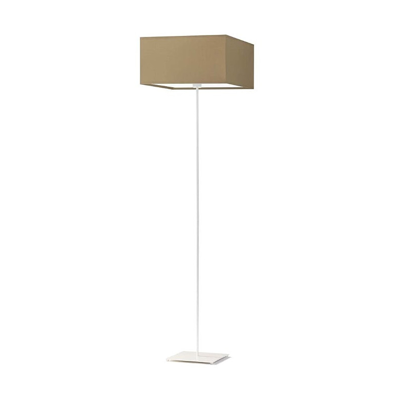 Lampadaire PRAGA E27 - blanc / beige 