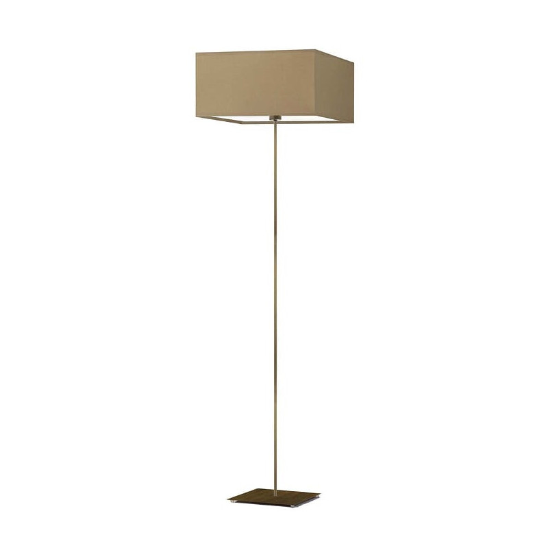 Lampadaire PRAGA E27 - or / beige 