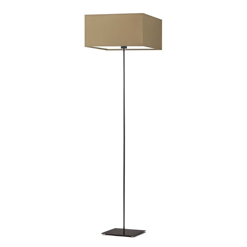 Lampadaire PRAGA E27 - noir / beige 