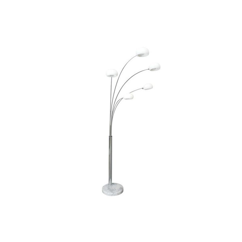 Lampadaire VENTI 5xE14 blanc / chrome 