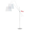 Lampadaire VIGO E27 - blanc / graphite 