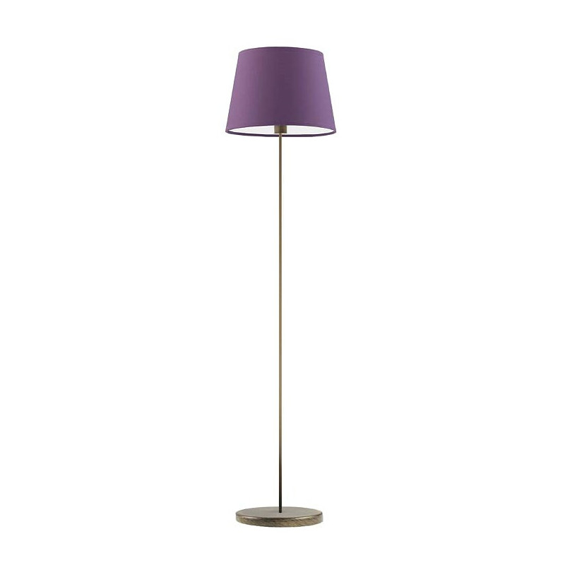 Lampadaire VASTO E27 - or / violet 