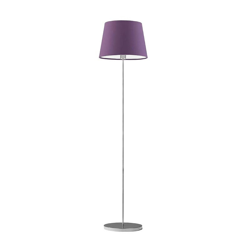 Lampadaire VASTO E27 - argent / violet 