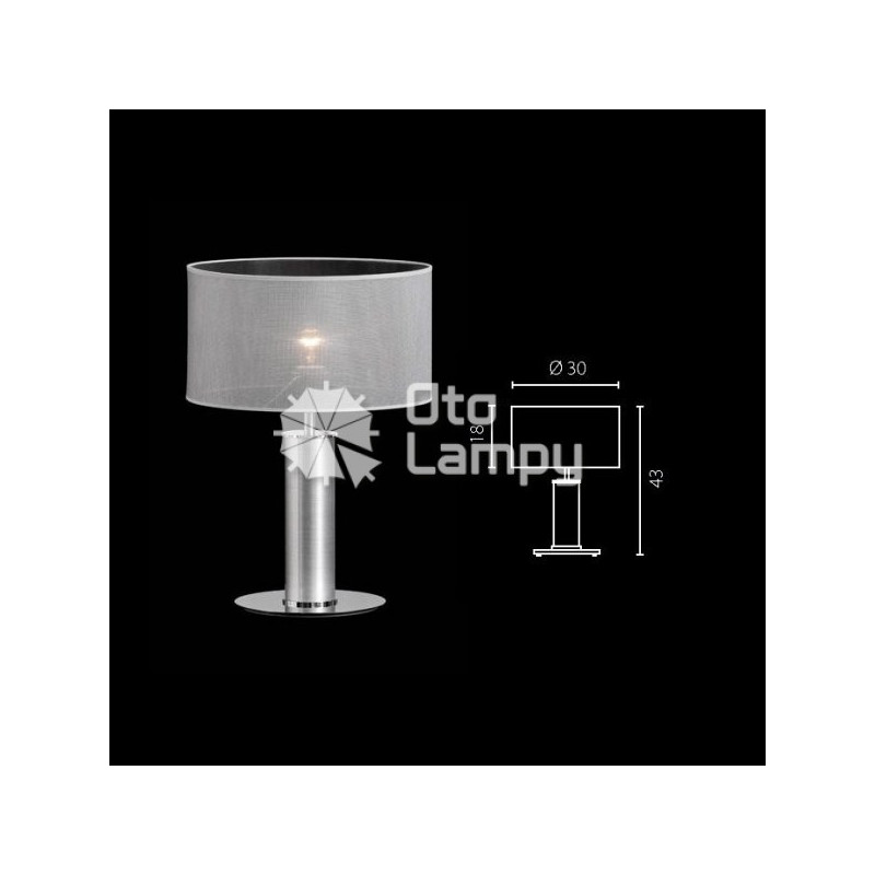 Lampe de chevet NODO METALIX E27 