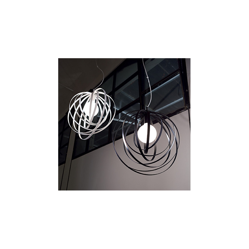 Lampe à Suspension design DISCO SP1 E27 noir