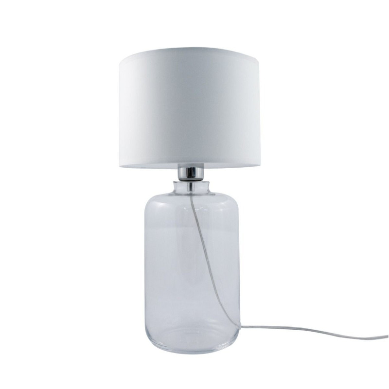 Lampe à poser SAMASUN E27 - transparent / blanc 