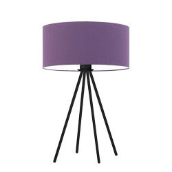 Lampe à poser SIERRA E27 - noir / violet