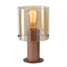 Lampe de bureau JAVIER E27 brun antique 