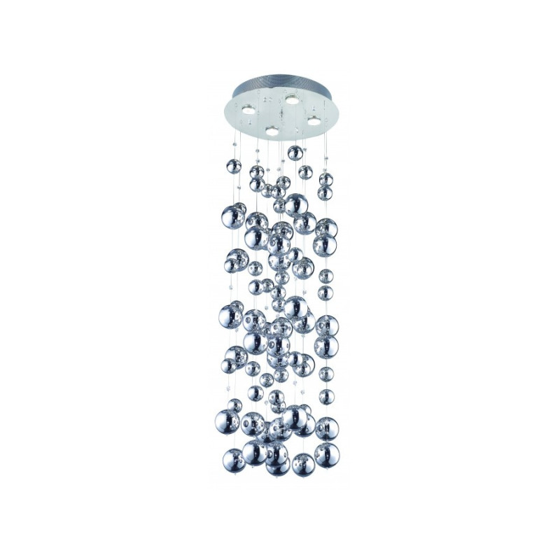 Lampe AZZARDO RAIN GU10 4x50W chromé Cristal