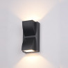 Applique EDGAR LED haut/bas 6W 3000K IP54 - noir 