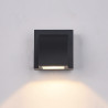 Applique EDGAR LED 3W 3000K IP54 - noir 