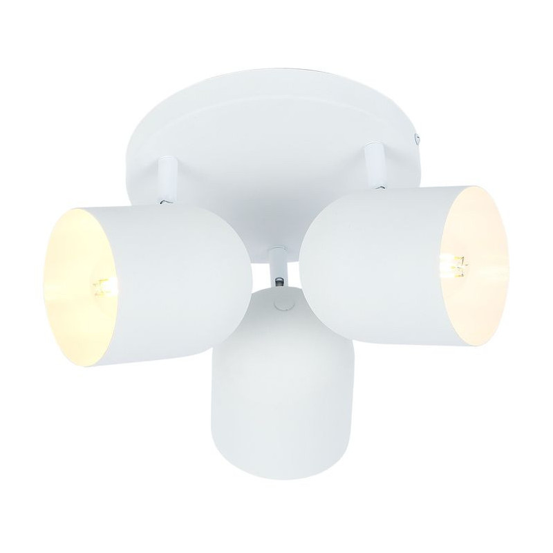 Applique et plafonnier AZURO 3xE27 Plafond - blanc 