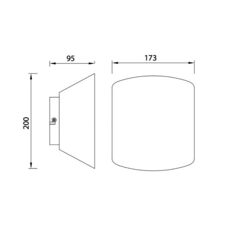 Applique ASIMETRIC II GX53 - blanc 