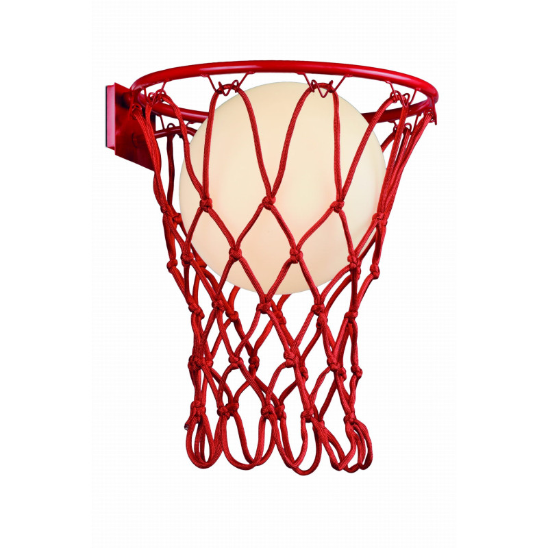 Applique BASKETBALL E27 - rouge 