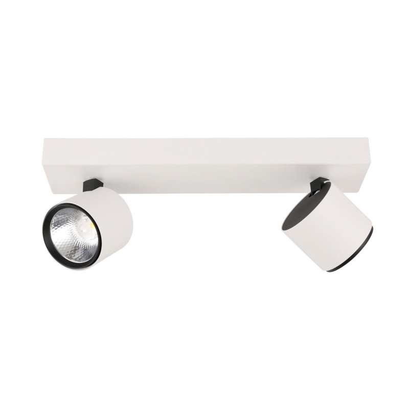 Applique & plafonnier BONIVA LED 2x5W 3000K - blanc / noir 