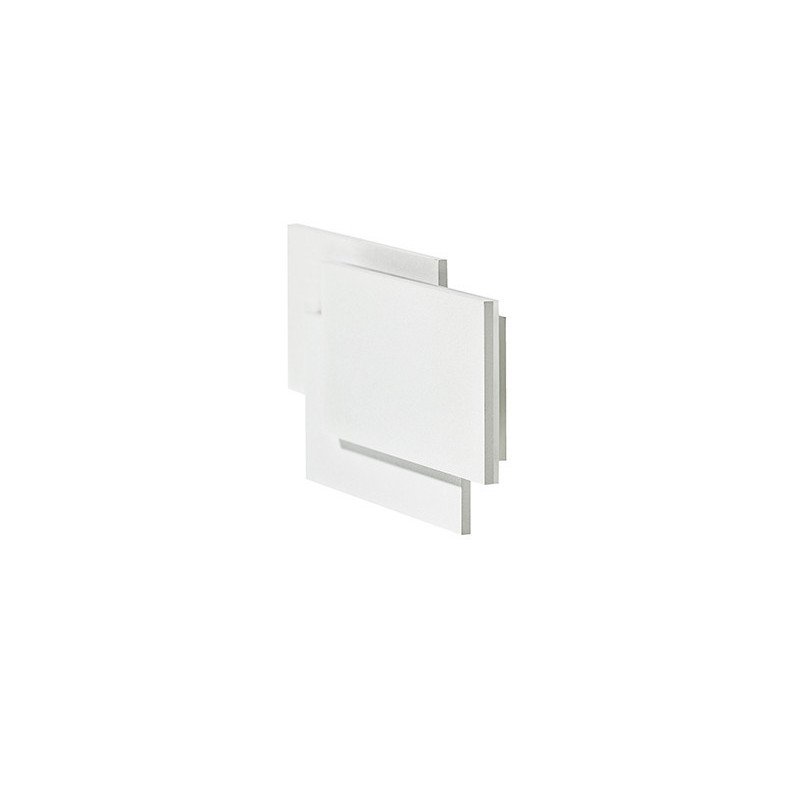 Applique CLOVER Carré LED 12W blanc 