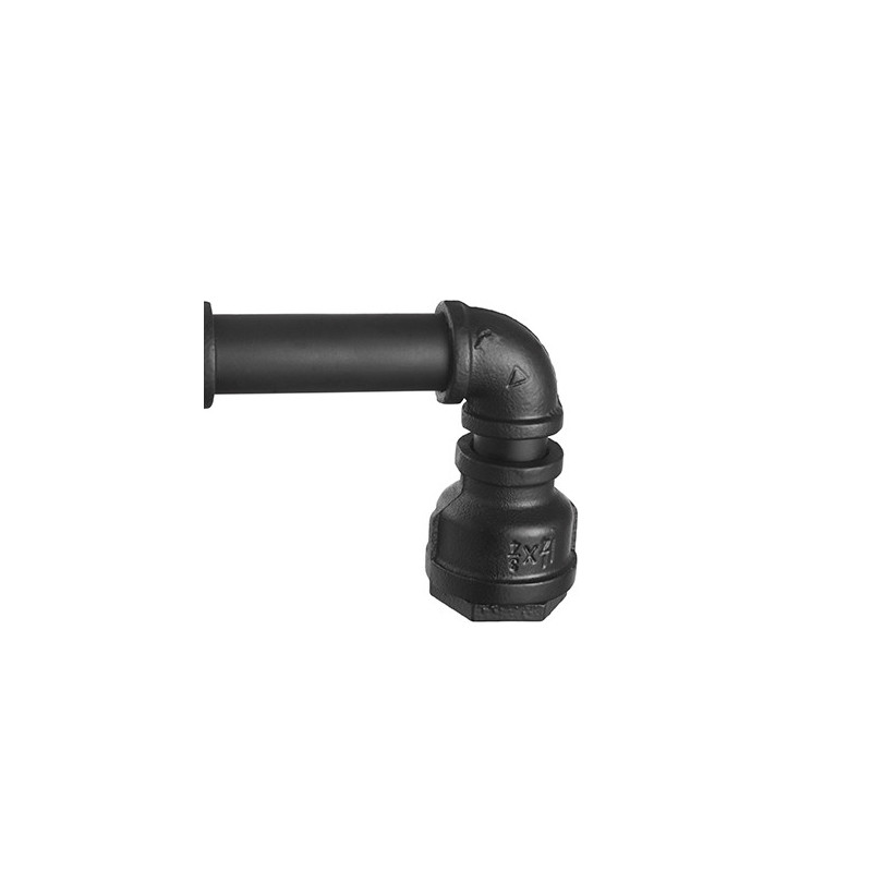 Applique PLUMBER AP3 E27 noir 