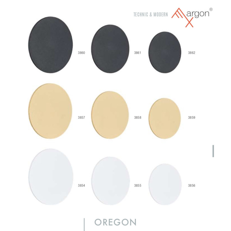 Applique OREGON LED 9W 3000-4000K - or 