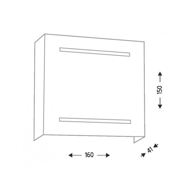 Applique KITAMI 7451 G9 - blanc 